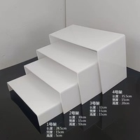 Food Riser Buffet Display Klare Acryl Display Riser Regal für Figuren Buffets Cupcakes Acryl Riser Display Regal