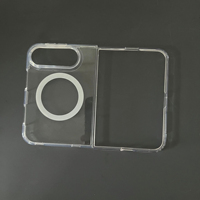 Étui magnétique pliable transparent pour iPhone Duo, coque de téléphone portable antichoc en PC ultra-résistant pour iPhone Duo 18 Fold