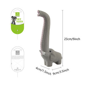 Nunbell dayanıklı çevre dostu yenilik doğal lateks hayvan baskı çiğnemek dayanıklı kapalı kullanım Pet çiğnemek oyuncaklar köpekler için - Product Image 4