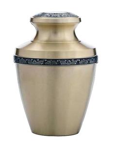 Urna Funeraria de Latón Dorado de Lujo, Estilo Americano, Duradera y Ecológica, para Cenizas Humanas, Diseño Personalizable, Superventas, 200/220 - Product Image 1