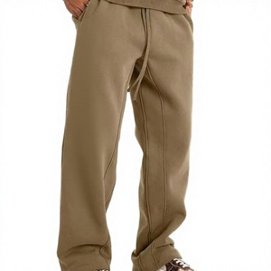 Custom Logo Men's Straight Leg Mid Waist Comfortable Breathable Casual Gym Jogger Pants Sports <b>Trousers</b> 2026 New Arrival - Product Image 3