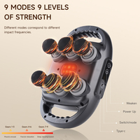 Pistolet fascial professionnel polyvalent à 6 têtes pour massage musculaire sur le corps, la main, le cou, la jambe, le bras, la taille et la poitrine