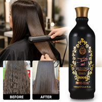 PRO TECH 500ml Traitement lissant et fortifiant à la kératine sans formaldéhyde pour cheveux afro crépus ou gras