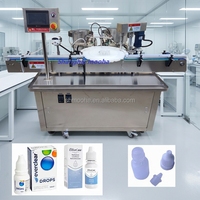 Machine de remplissage et de bouchage automatique de liquides, ligne de production stérile pour gouttes ophtalmiques, machine de remplissage et de bouchage de flacons de 5 ml