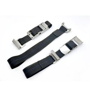 Sangle <span class=keywords><strong>d</strong></span>'<span class=keywords><strong>arrimage</strong></span> à boucle centrale réglable en acier inoxydable de 2 "avec <span class=keywords><strong>crochet</strong></span> - Product Image 1