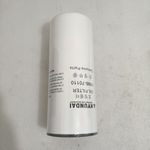 Élément de filtre à huile Hyundai 11NB-70110 pour excavatrice, matériau synthétique, précision de filtration 10.0 M - Product Image 2