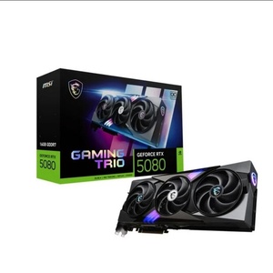 2025 la tarjeta gráfica MSI GeForce RTX 5080 16G GAMING TRIO OC más nueva y avanzada para juegos de PC - Product Image 1