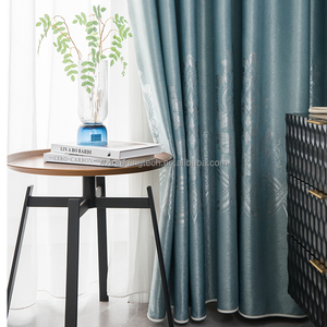 Tende Oscuranti Jacquard con Motivo Floreale Giallo Oro, Stile Europeo per Soggiorno, Camera da Letto, Hotel e Casa - Product Image 4