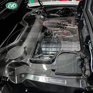 Pour <span class=keywords><strong>Chevrolet</strong></span> Corvete C8 2020-2022 couvercle de fenêtre de moteur en Fiber de carbone sèche - Product Image 2
