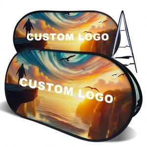 Custom Printed Folding Horizontal Pop-up A-<b>Frame</b> Banner for Outdoor Advertising Portable Golf & Sport Event Promotion - Product Image 6