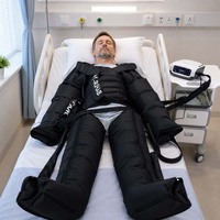 Masseur pneumatique à compression multi-usages à 4 chambres, dispositif de compression séquentielle pour soulager la douleur chronique et la fatigue