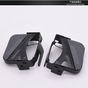 Pédale arrière pliable pour vélo électrique, avec coussinet antidérapant, accessoires universels pour vélo électrique, matériau en fer - Product Image 2