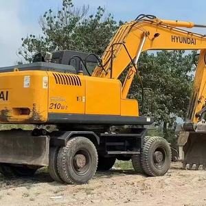Excavadora de ruedas usada Hyundai 210W-7 Excavadora de ruedas Hyundai Excavatror Hyundai HX a la venta - Product Image 1