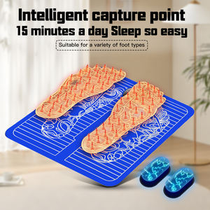 Almohadilla masajeadora eléctrica para pies, alfombrilla de masaje de puntos de acupuntura, masaje de piernas de choque con control remoto, 8 modos, 29 niveles - Product Image 6