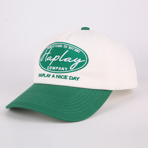 Cappelli da Baseball Non Strutturati a 5 Pannelli con Visiera Leggermente Curva e Patch Ricamata in Cotone - Product Image 3