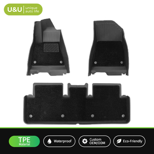Tapis de sol de voiture sur mesure de luxe 5D en TPE, imperméables, toutes saisons, inodores, robustes, antidérapants, ensemble complet - Product Image 1
