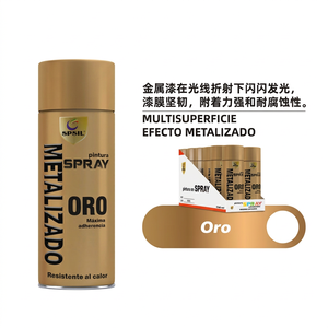 Spray Metallic Gold 200ml <b>Heat</b> Resistant Multisurface <b>Paint</b> Spain Origin Model 8681 - Product Image 1