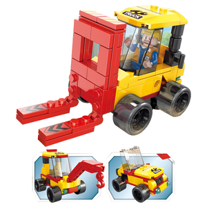 جديد <span class=keywords><strong>3</strong></span> في 1 كارتون سيارة تجميع ديي بناء حفارة oy نموذج لعبة للأطفال - Product Image 3