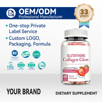 Gummies de collagène et de glutathion à marque privée OEM – Complément beauté et bien-être cutané pour femmes