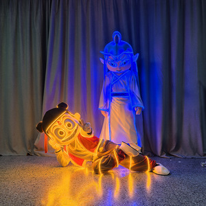 ชุดมาสคอตเนจ่า อาอบิง ชุดตัวการ์ตูนเรืองแสง ชุดแสดงบนถนน อุปกรณ์ประกอบฉากถ่ายภาพ สำหรับผู้ใหญ่ทุกเพศ - Product Image 3