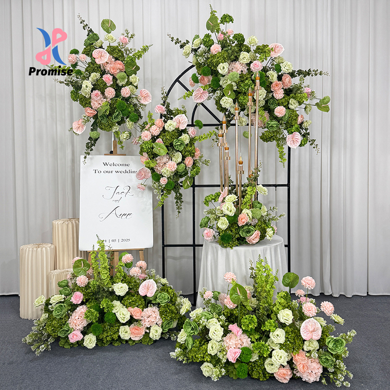 Light Green Artificial Flower Set Suitable