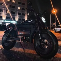 Himoto Black Warrior Ebike 3000w E Dirt Bike Adulte Haute Vitesse Électrique Chopper Pit Bike Moto Gros Pneu Vélo pour Adultes
