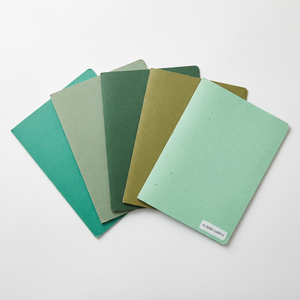 Porte-documents en papier personnalisé à double pliage, vert sarcelle, pelliculage mat, motif botanique doré, logo gratuit, OEM ODM, usine - Product Image 3