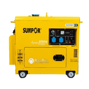 Hot Sale Silent Electric Diesel Genset Power Magnetic Single Phase Diesel Generator