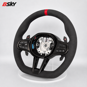 Venta Directa de Fábrica, Volante de Alcántara de Alta Calidad para <span class=keywords><strong>BMW</strong></span> F20 E90 F22 F30 F11 F13 F87 F80 F90 F39 F25 F15 F16 F26 - Product Image 2