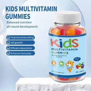 Permen Multivitamin Vegan untuk Anak-Anak, <span class=keywords><strong>Vitamin</strong></span> A,B2,B6,<span class=keywords><strong>B12</strong></span>,C,D3,E,K, Suplemen Seng, Dukungan Pintar untuk Anak-Anak - Product Image 2