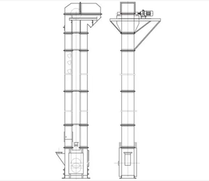 Kova asansörü gıda sınıfı Z tipi konveyör - Product Image 5