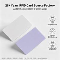 Tarjetas RFID Blancas de 13.56MHz, Tarjetas Inteligentes de PVC en Blanco, MIFARE(R) Classic 1K Regrabables para Impresión Personalizada y Sistemas de Control de Acceso