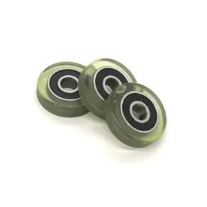 DGYCB Roller PU600452-20 20x52x20mm PU Bearing Wheels for Extrusion Guide Wheels 6004RS