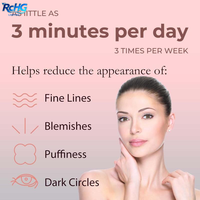 Baguette de luminothérapie rouge 620 nm 4-en-1, microcourant pour le visage et le cou, masseur LED anti-âge de qualité médicale pour usage domestique