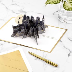 Biglietto d'Auguri Pop-up Personalizzato con Castello <span class=keywords><strong>di</strong></span> Hogwarts per Compleanno dei Bambini - Product Image 6
