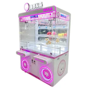 Nieuwe Automatische Speelgoedklauwmachine 2 Spelers Muntautomaat Speelgoedautomaat