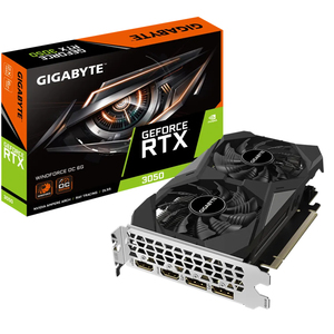 Gigabyte GeForce RTX 3050 WINDFORCE OC 6G Электронный Спортивный игровой дизайн интеллектуальная обучающая компьютерная дискретная видеокарта - Product Image 1