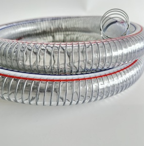 <span class=keywords><strong>2</strong></span>英寸4毫米透明PVC钢丝软管透明塑料钢丝增强软管工厂供应 - Product Image 4