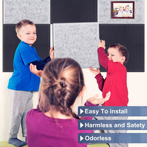 Tùy Chỉnh Khắc Vuông Polyester Acoustic Tấm Tường Thiết Kế Truyền Thống 3D Mô Hình Thiết Kế Tòa Nhà Văn Phòng Cách Âm Hội Trường Mq - Product Image 3