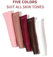 Baume à Lèvres Teinté au Peptide Rose 10ml avec Logo Personnalisé Brillant à Lèvres Bio Vegan SPF 10 Marque Privée Soin des Lèvres Hydratant et Hydratant