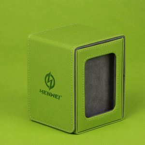 Customizable Embossed Logo Magnetic PU Card Storage <b>Box</b> for Board Games and Household Use - Product Image 4