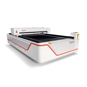 HGTECH mesin pengukir Laser, mesin Laser serat Laser 100W 150W