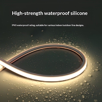 Tira de Luz LED de Silicona, Flexible, Tipo Neón, 12V 24V IP65, Emisión Superior, 22 Tamaños de 8x8 a 50x20mm, para Señalización y Decoración Exterior