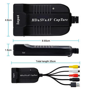 HD-MI AV s-vidéo vers USB carte de capture vidéo convertisseur analogique-numérique enregistreur pour jeu Streaming magnétoscope VHS caméscope DVD - Product Image 5
