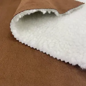 Yeni 100% Polyester Sherpa kumaş Sherpa polar bağlı süet kumaş