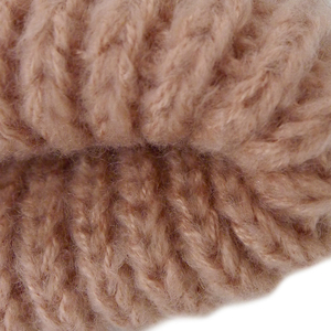 Bonnet en mohair et acrylique tricoté bicolore, chaud et épais pour l'hiver, pour <span class=keywords><strong>femmes</strong></span>, bonnet tendance, logo personnalisé, gorras pour hommes - Product Image 3