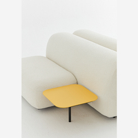 Canapé simple moderne de luxe qualité confortable bureau loisirs canapé pour réunion en attente coloré détendre espace de réception ensemble en métal