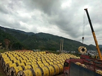 Bonne vente usine 60cm,80cm,100cm,120cm,150cm PVC étanche à la pluie câble Film étanche à l'humidité Film d'emballage étanche à l'eau