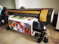 Impresora de inyección de tinta solvente ecológica de alta calidad de 1,8 m, Flex Banner I3200/XP600, máquina cortadora de vinilo, impresora automática de cabezal simple/doble