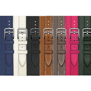 ShanHai correa de cuero genuino de doble círculo para Apple Watch Band Series 10 9 8 7 6 5 4 3 SE pulsera de moda para IWatch 42 46mm - Product Image 3